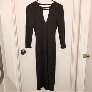 Open Back Midi Dress